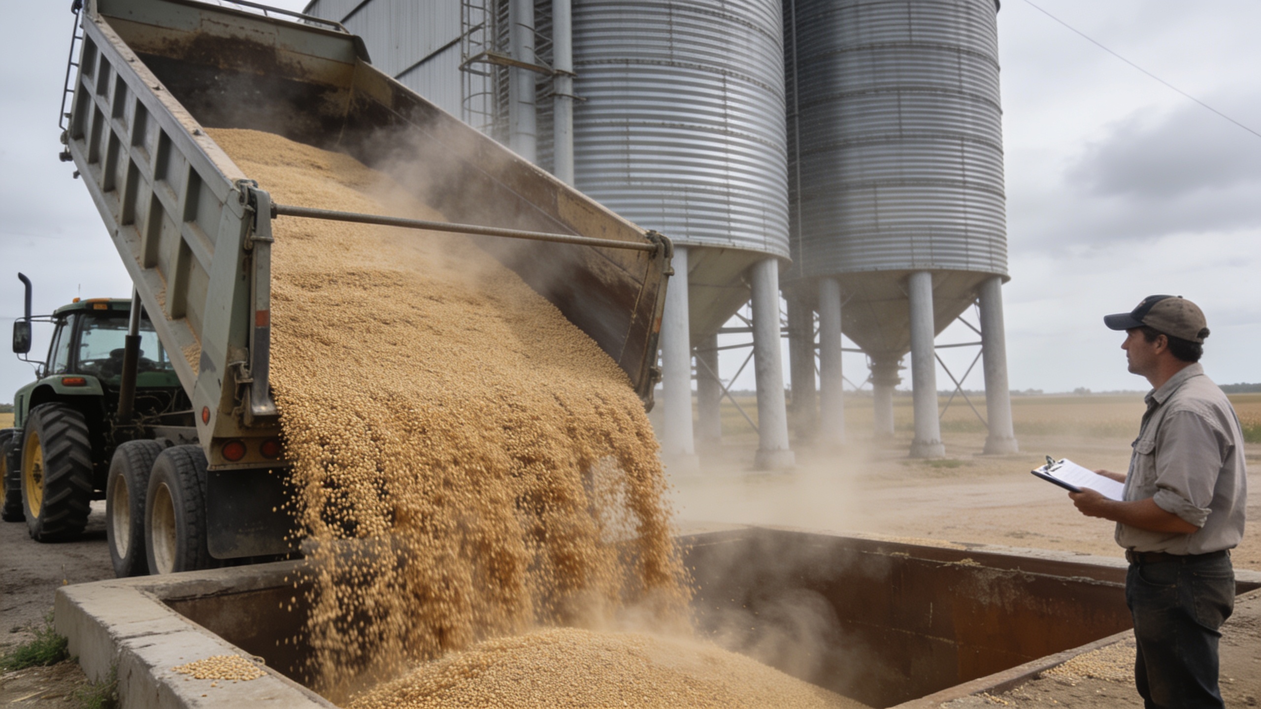 First point of sale. This is where the half percent comes off, whether the farmer wants it to or not.