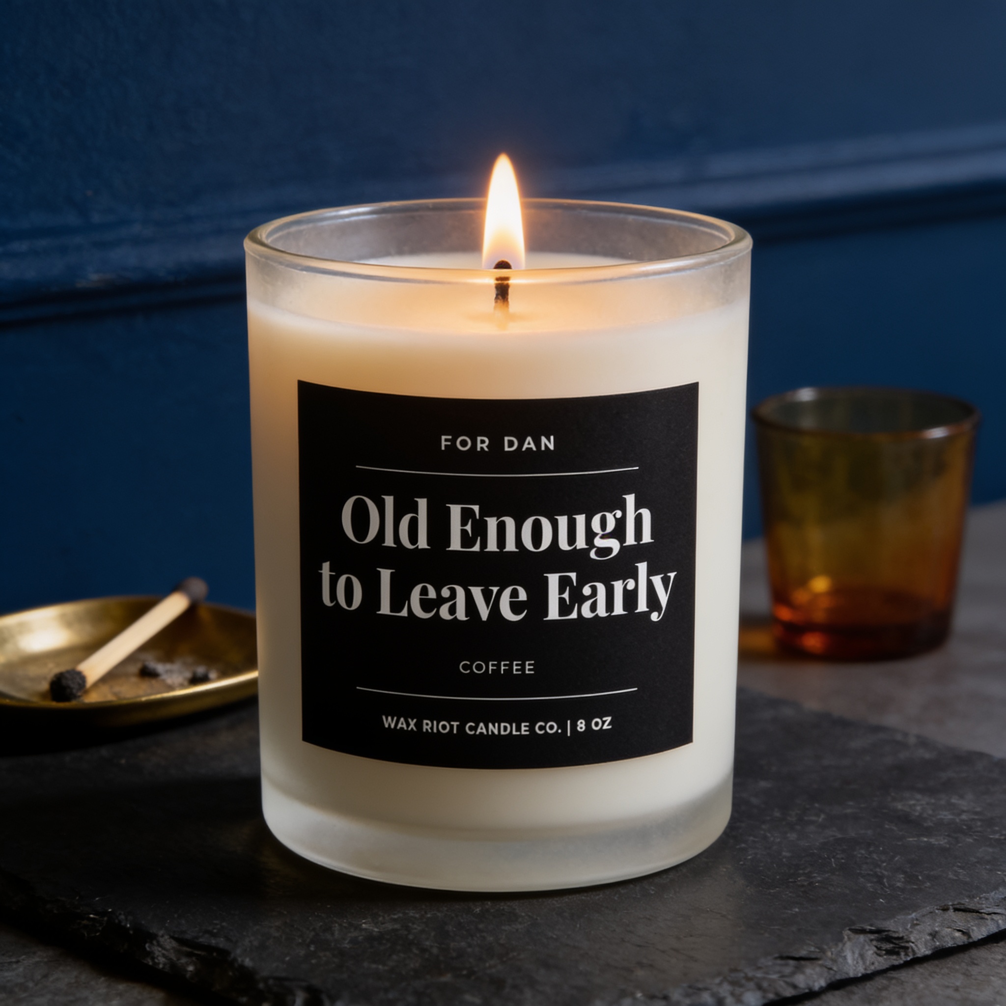 Funny 40th Birthday Gift Candle, 40th Birthday Gift for Him, Personalized Candle, Turning 40 Gift for Husband