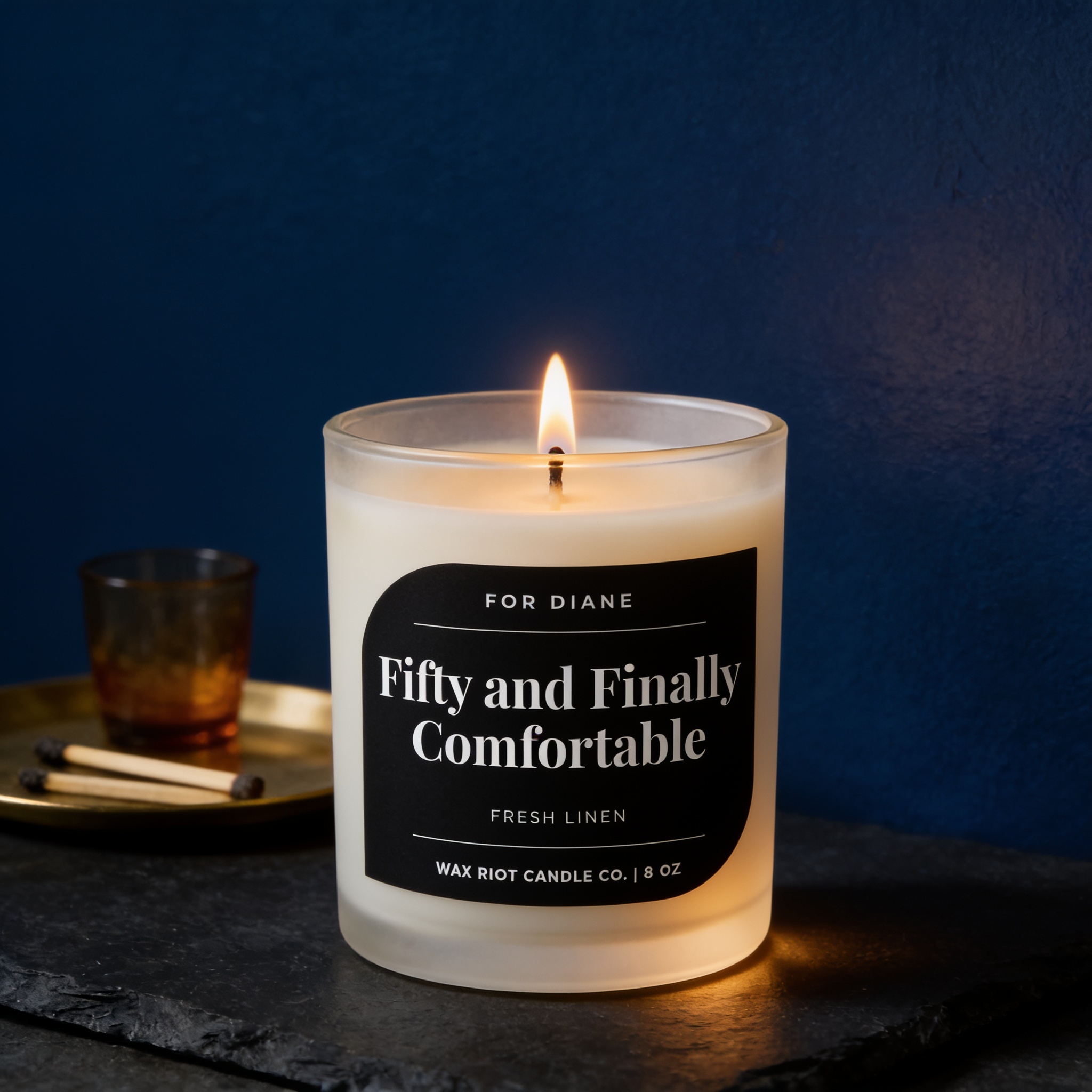 50th Birthday Candle, Funny 50th Birthday Gift for Her, Personalized Birthday Gift, Turning 50 Gift for Mom