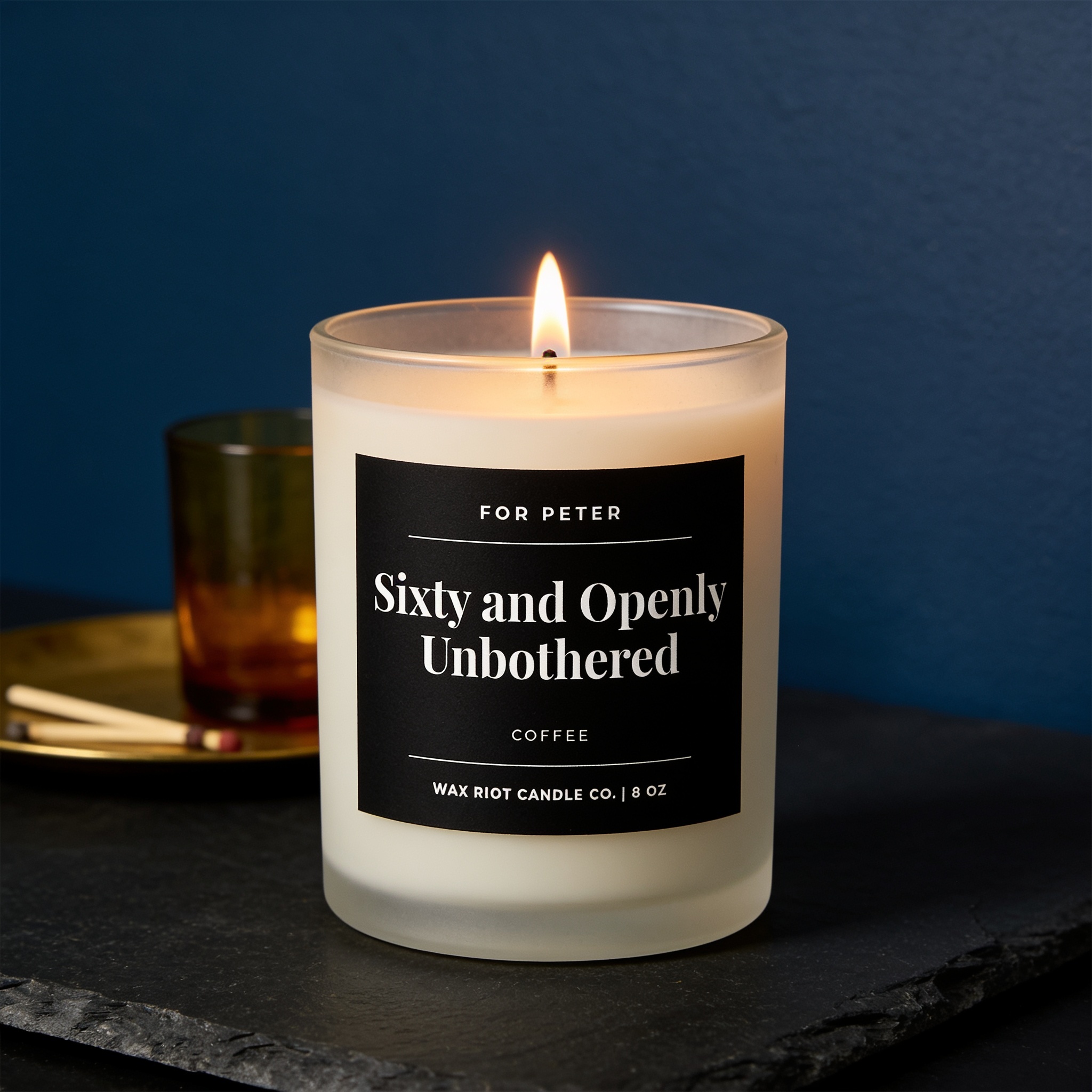 Funny 60th Birthday Gift Candle, 60th Birthday Gift for Him, Personalized Candle, Turning 60 Gift for Dad